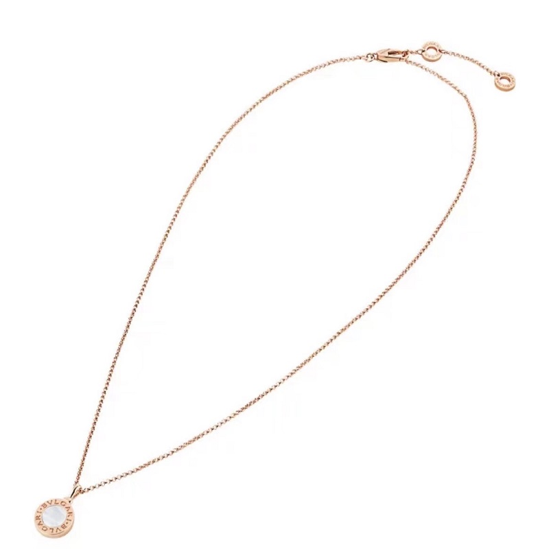 预计3到4周发货】bvlgari/宝格丽 bvlgari bvlgari系列圆形白贝母项链