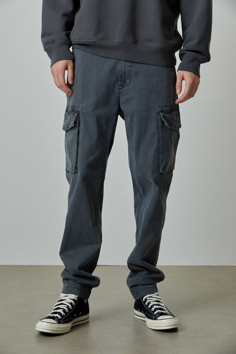 allegri/allegri [slim] 成衣染色贴口袋裤子