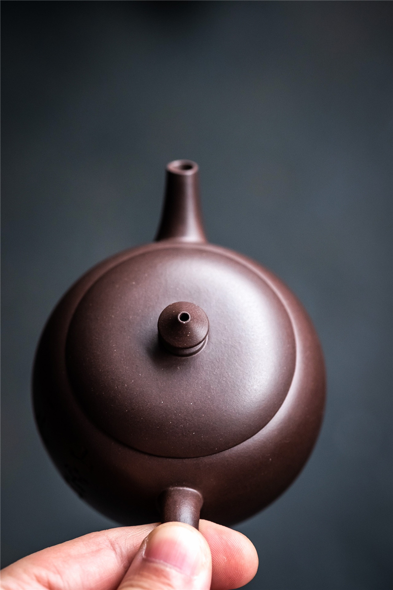 fanj/梵匠 『圆珠壶』 宜兴紫砂壶茶壶原矿紫泥180cc