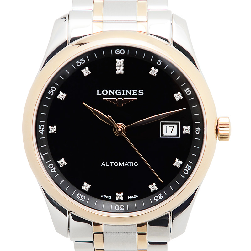 longines/浪琴 名匠系列 男士腕表 自动机械 钢带 黑盘l2.793.5.57.
