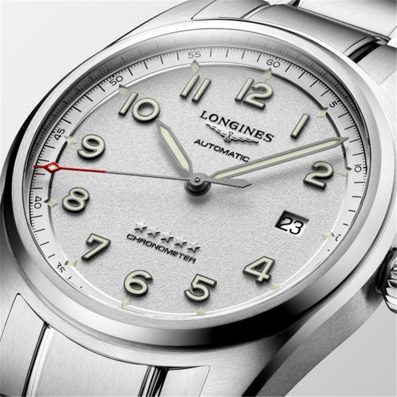 LONGINES/浪琴 先行者系列 2020年新款 精钢 夜光显示 可替换表带 天文台表 自动机械 男士腕表 L3.810.4.73.9【礼盒套装】