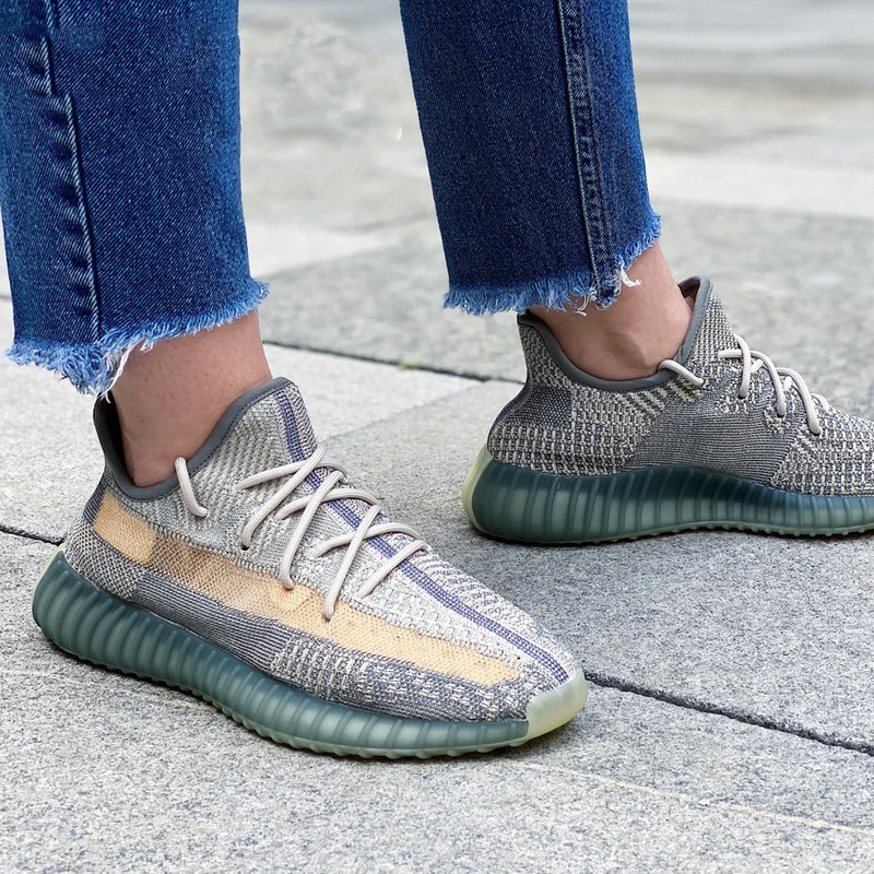 adidas/阿迪达斯 yeezy boost 350 v2 灰蓝 fz5421