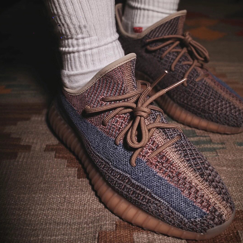 adidas/阿迪达斯 yeezy boost 350 v2 蓝棕 褪色 h02795