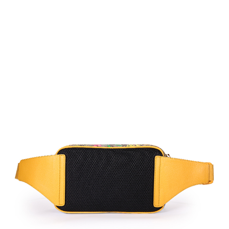 gucci古驰2020新款女士牛皮flora印花腰包