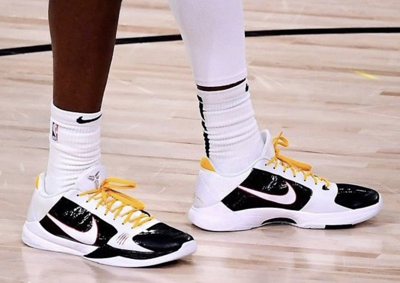 nike/耐克 zoom kobe 5 男女同款 科比5 李小龙 黑白 篮球鞋 cd4991