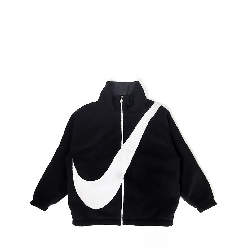 nike/耐克 2020秋季 女款 big swoosh 大钩子 羊羔绒 双面穿 外套 cz