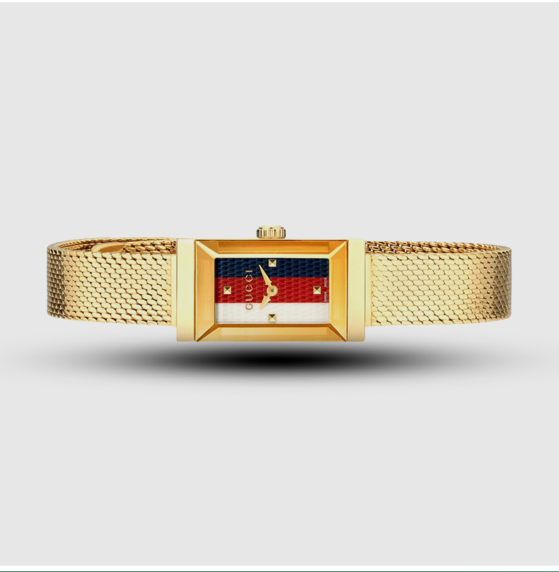 【正品盒装】gucci古驰手表女g-frame系列小方表时尚in风石英女表 y