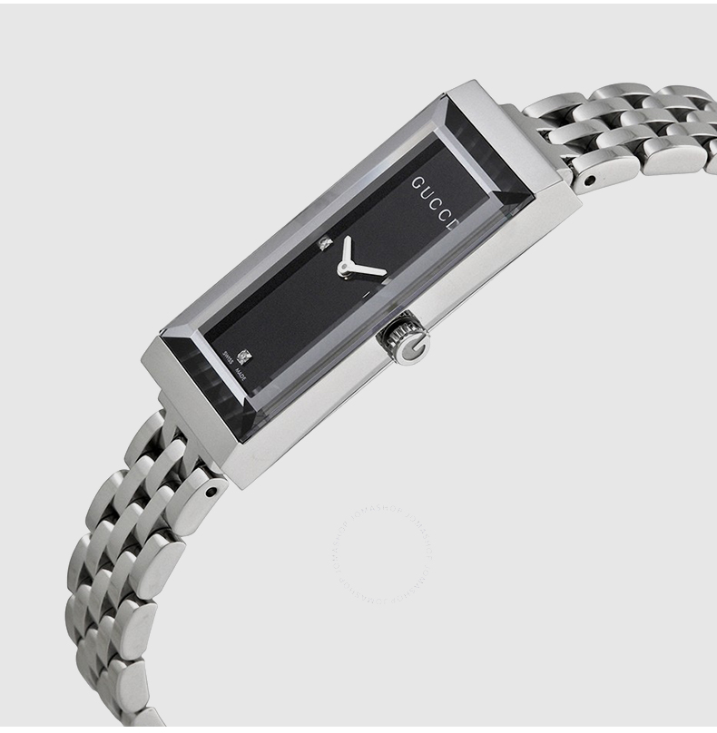 gucci古驰手表女g-frame系列小方表时尚in风石英女表 ya127504