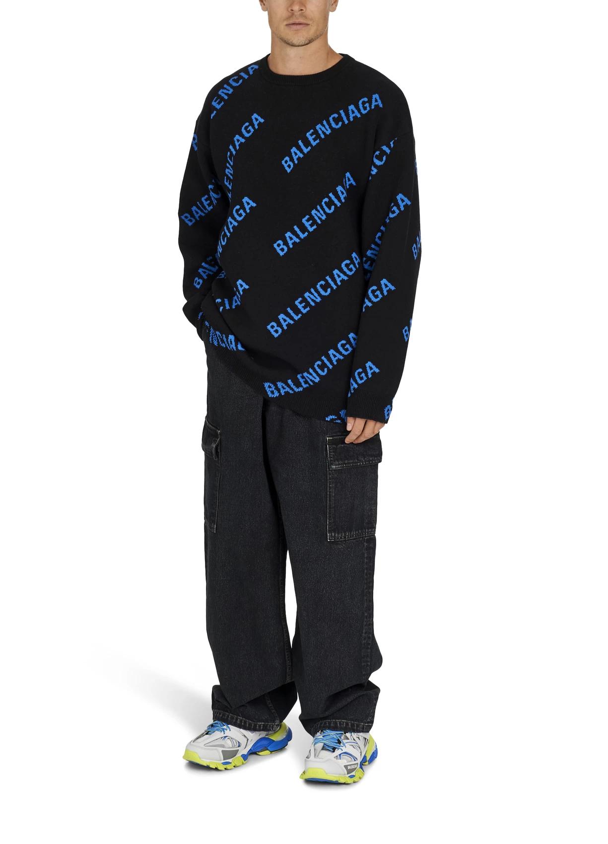 【包邮包税】 balenciaga巴黎世家 21年春夏 男士 针织衫 bal83596bck
