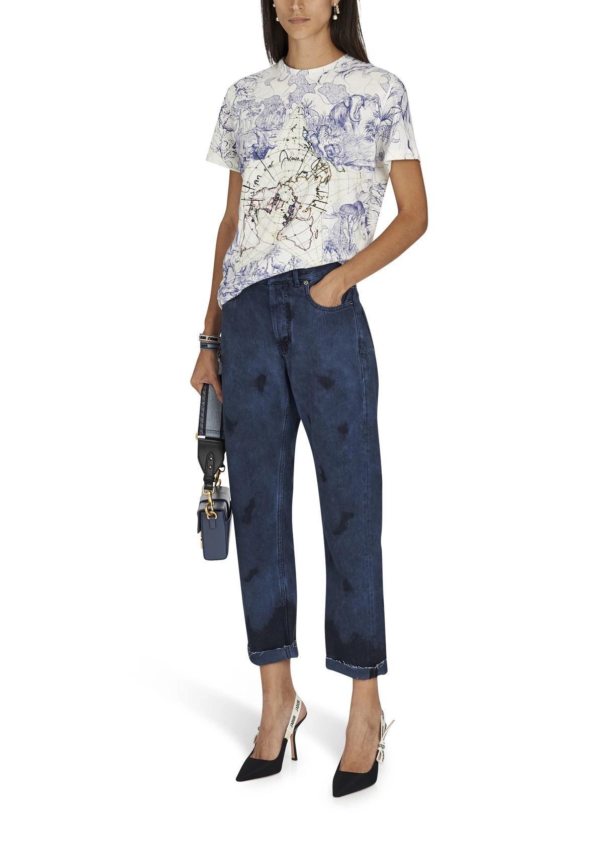 【包邮包税】 dior迪奥 21年春夏 女士 短袖t恤 dio9ft5zblu