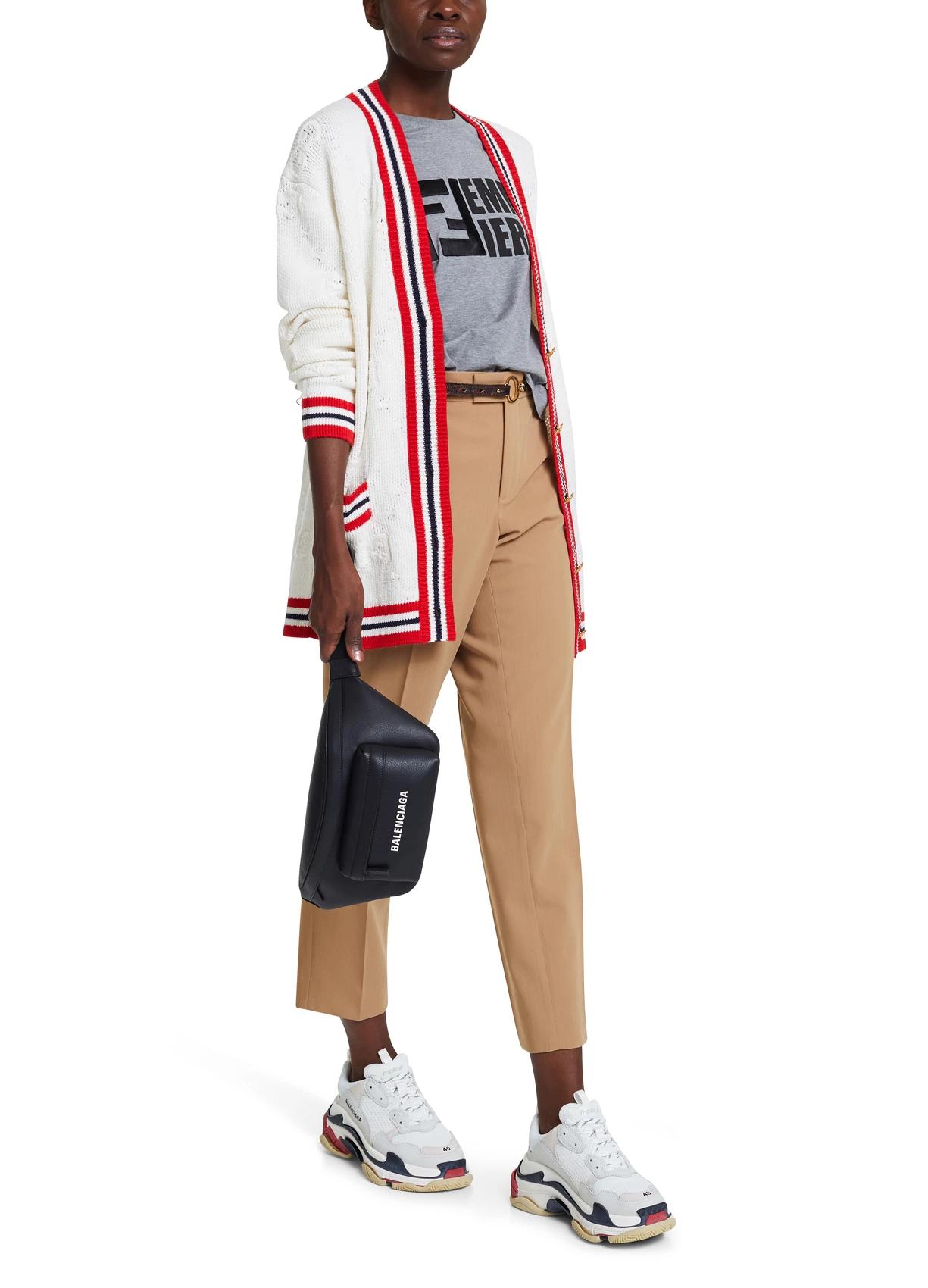 【包邮包税】 fendi芬迪 21年春夏 女士 短袖t恤 fennc7q4gry