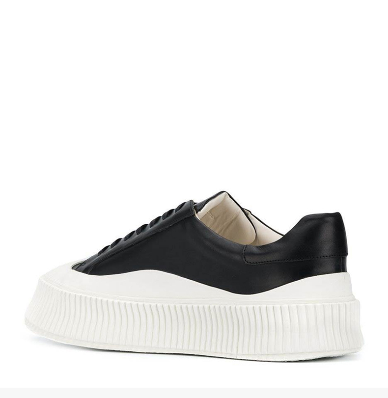 jil sander 吉尔·桑达 20秋冬 男装 服饰 小牛皮系带低帮 男士休闲