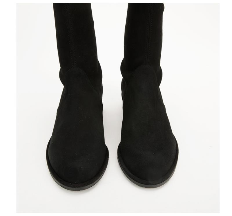 stuartweitzman/斯图尔特韦茨曼女士圆头套脚女鞋/女士靴子/过膝靴