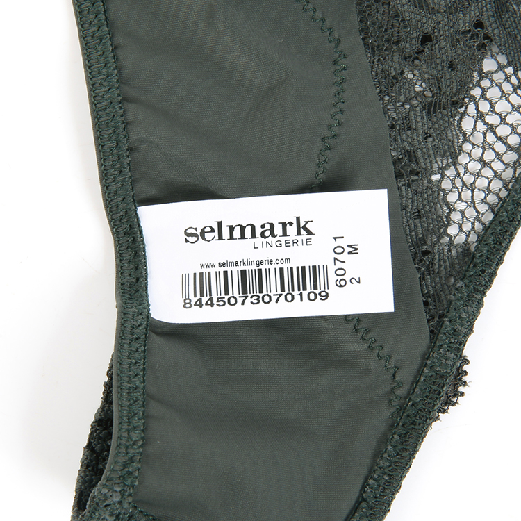 SELMARK/赛马可  欧洲进口文胸内裤吊带丝袜性感4件套 女士内衣套装60713010989