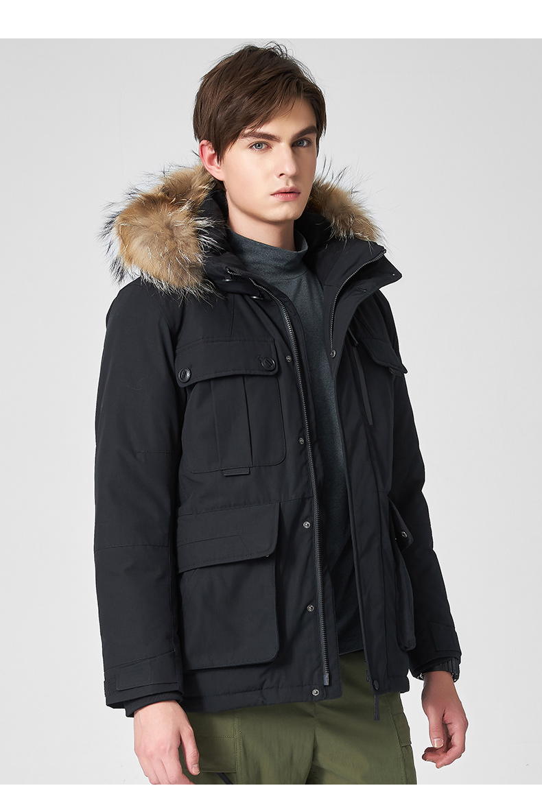 lafuma乐飞叶加拿大风鹅绒工装派克羽绒服男滑雪服lmju0dh63