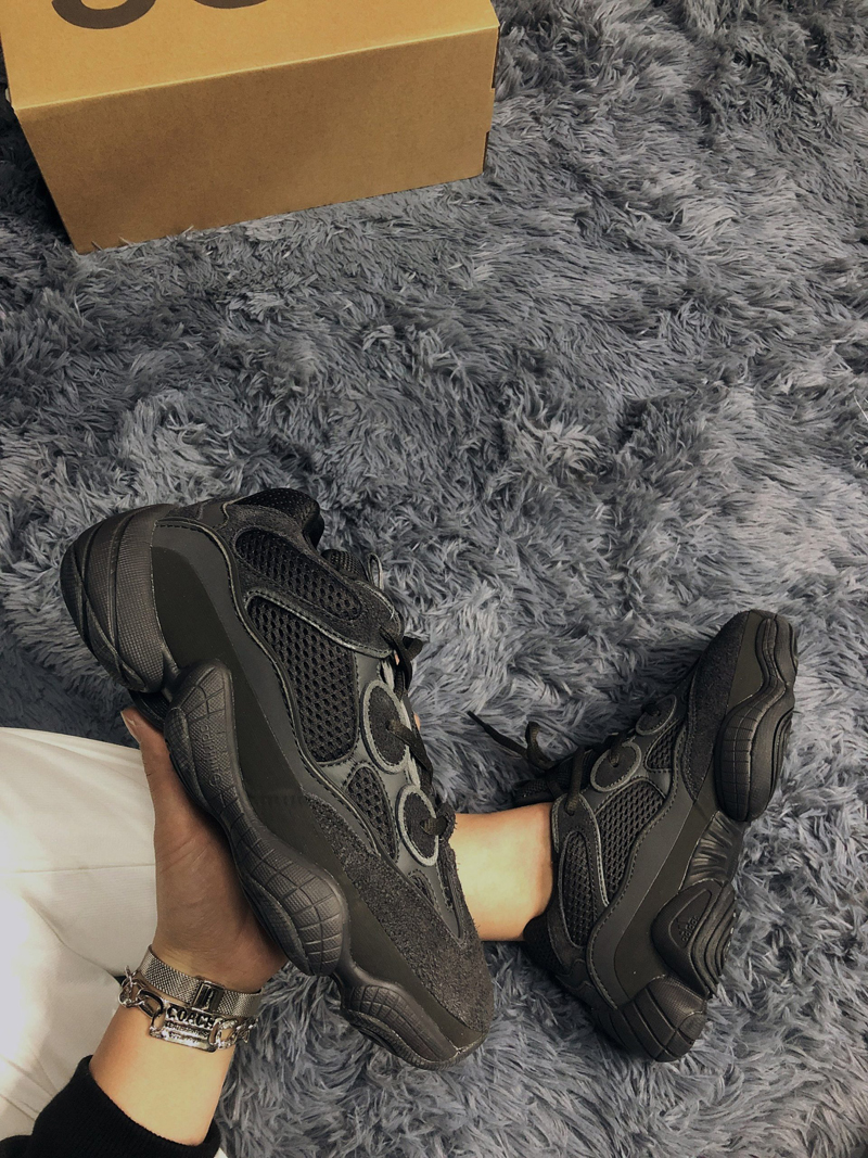 yeezy 500 utility black 男女同款 全黑武士 侃爺 椰子 老爹鞋 2020