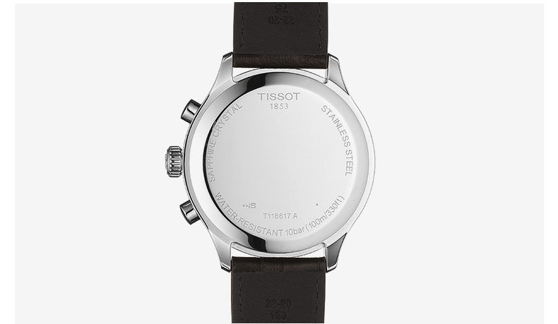 【正品盒装】tissot/天梭 速驰系列 银盘 三眼计时 数字刻度 皮带