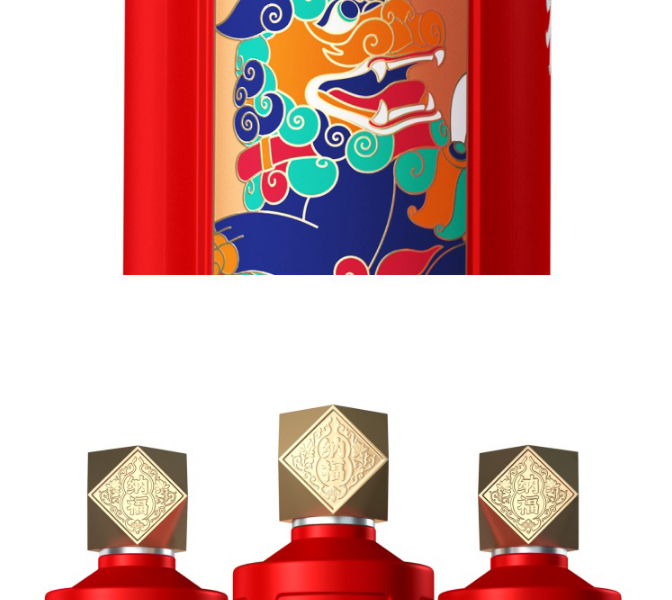 五粮液 双狮纳福 52度 500ml浓香型白酒 500ml