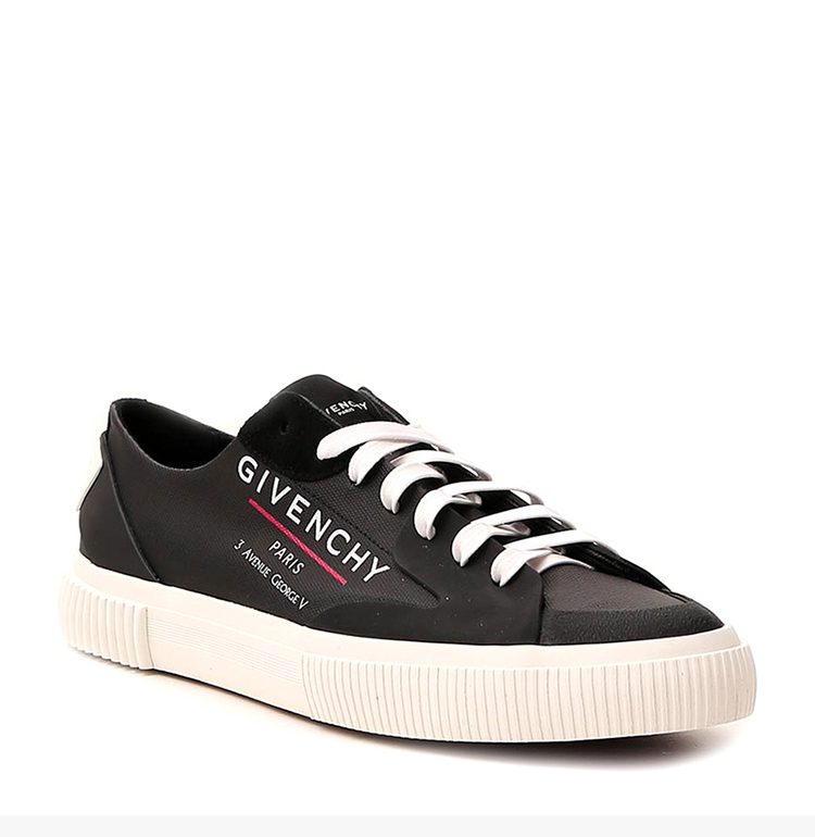 givenchy 纪梵希 男士 鞋靴 黑色平底男士帆布鞋/运动鞋 男士休闲运动