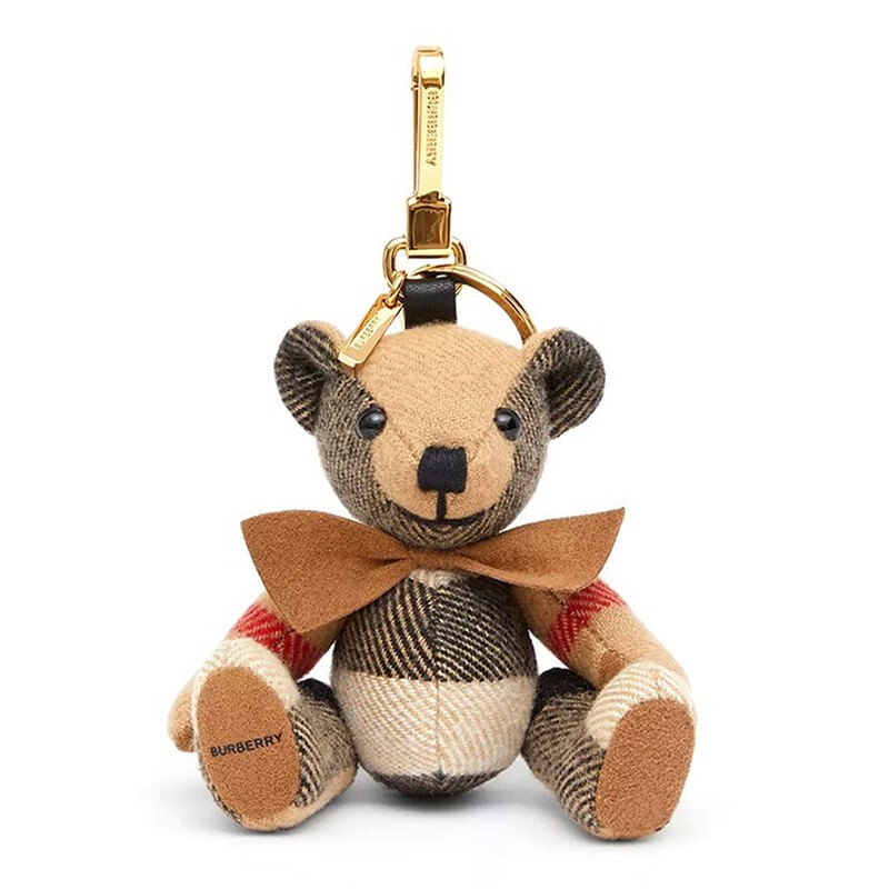 burberry/博柏利 挂饰经典thomas泰迪熊羊绒钥匙扣包包挂饰 80271671