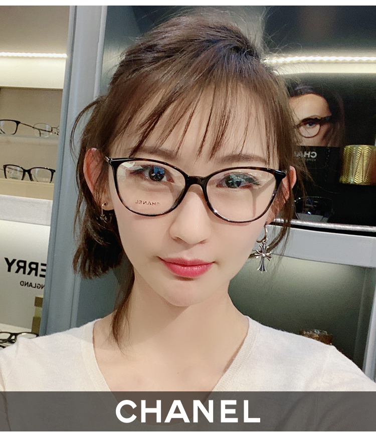 chanel/香奈儿 光学眼镜架 超轻板材 大脸 近视眼镜框 型号ch3373a