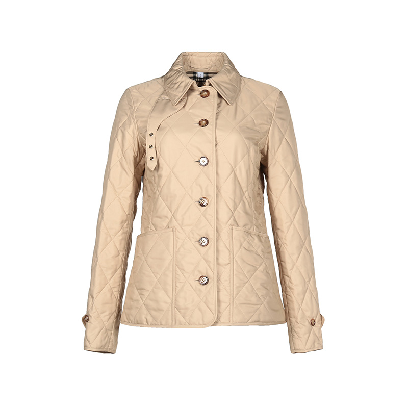 burberry/博柏利 女士棉服 女款聚酯纤维菱形绗缝棉服外套 80233211