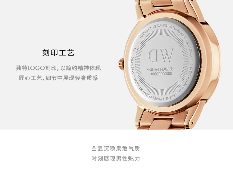 【张艺兴同款】Daniel Wellington/丹尼尔惠灵顿 DW手表男36mm男表