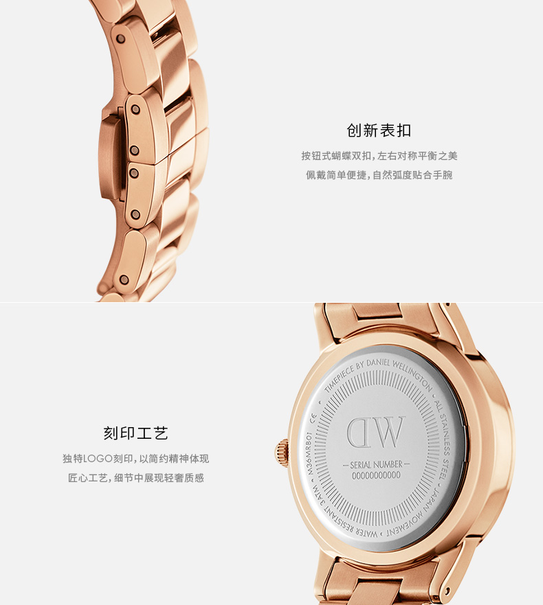 Daniel Wellington/丹尼尔惠灵顿 DW手表女新款 28mm女表小巧石英表