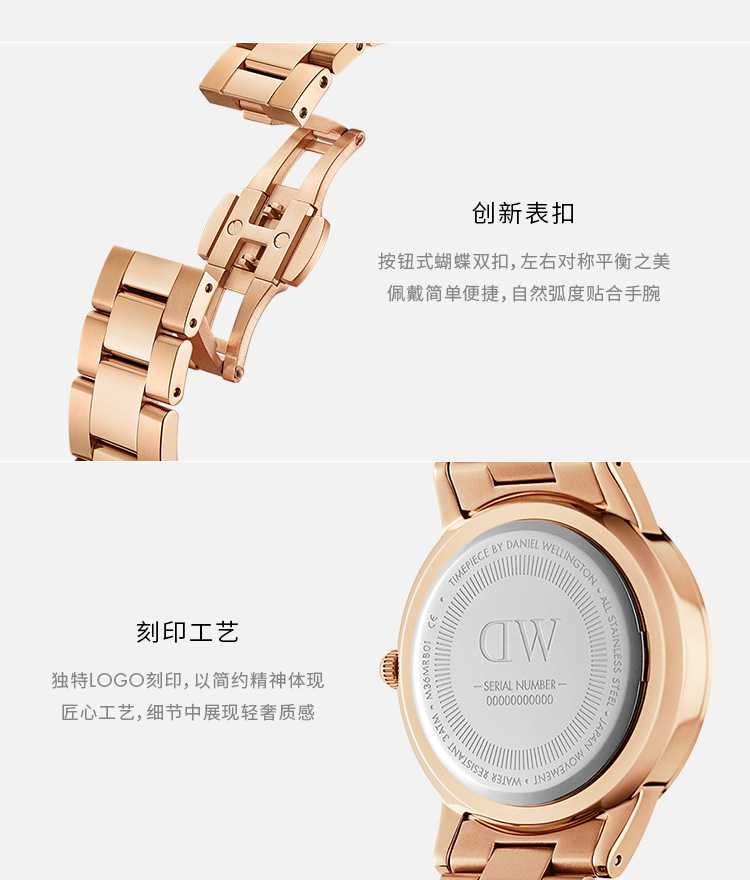 【张艺兴同款】Daniel Wellington/丹尼尔惠灵顿 DW手表40mm男表