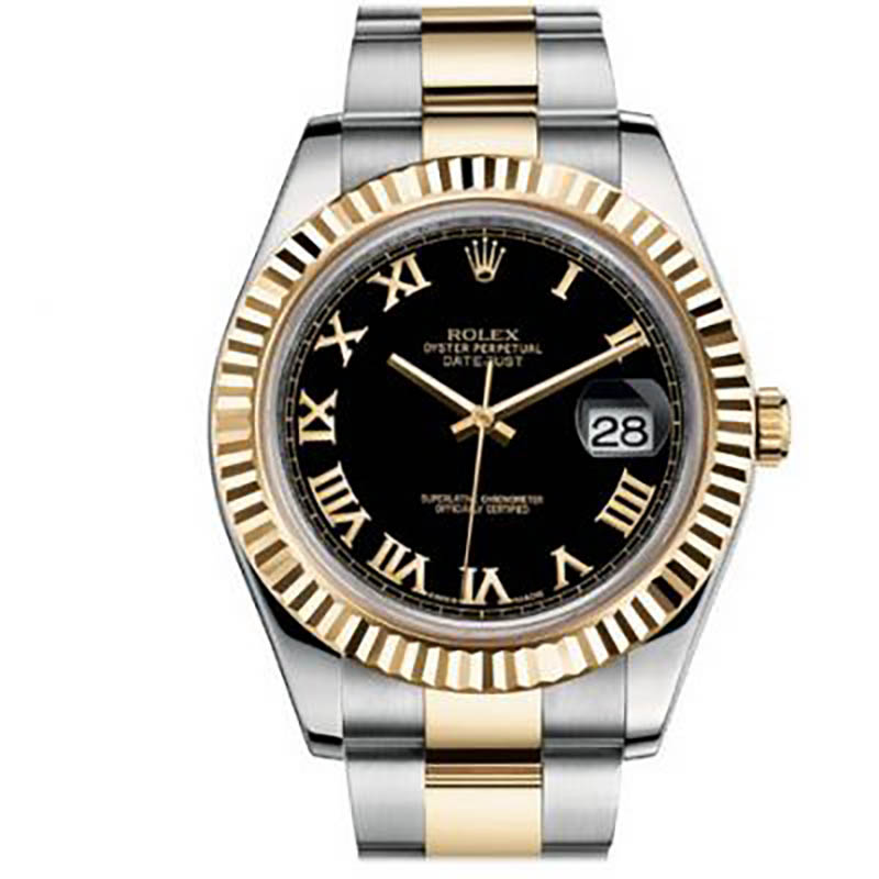 rolex/劳力士 日志型系列腕表 k黄金/不锈钢自动机械手表男表 41mm
