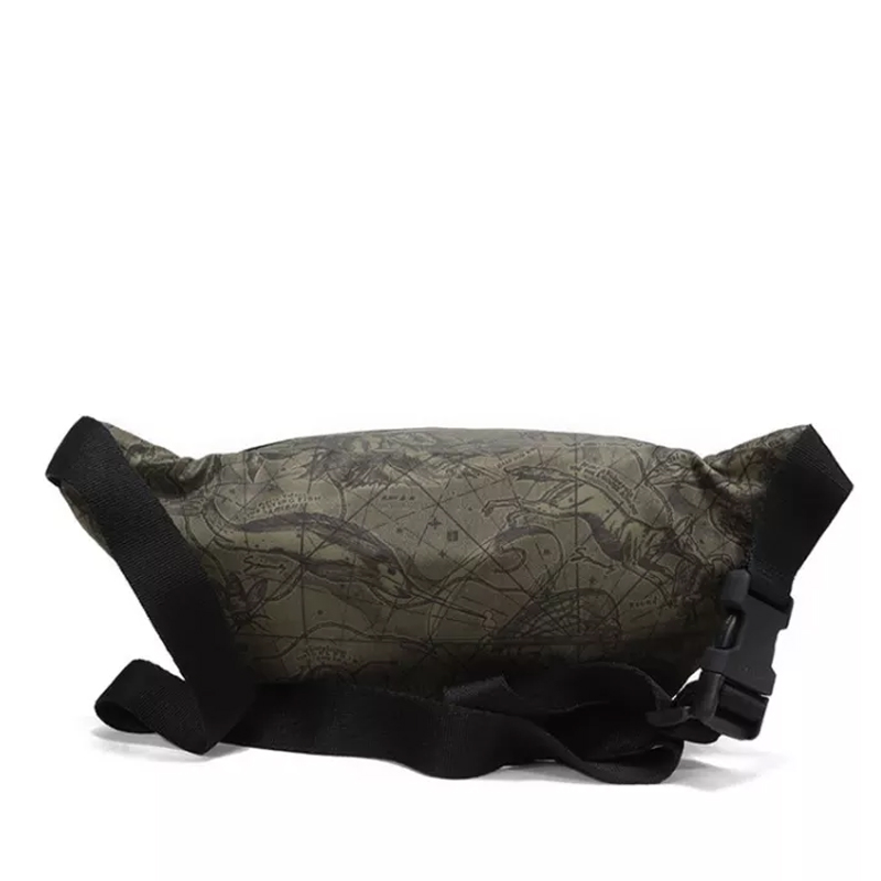 givenchy/纪梵希 腰包男士织物胸包斜挎包腰包军绿色印花【现货】