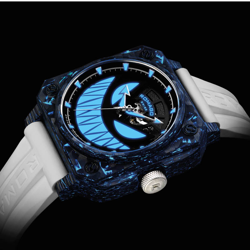romago/雷米格 驭光者白夜光涂层自动腕表 rm111-bu