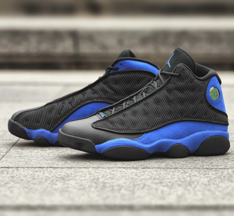 nike/耐克 air jordan 13 男款 aj13 皇家蓝 黑蓝 3m反光 篮球鞋 休闲