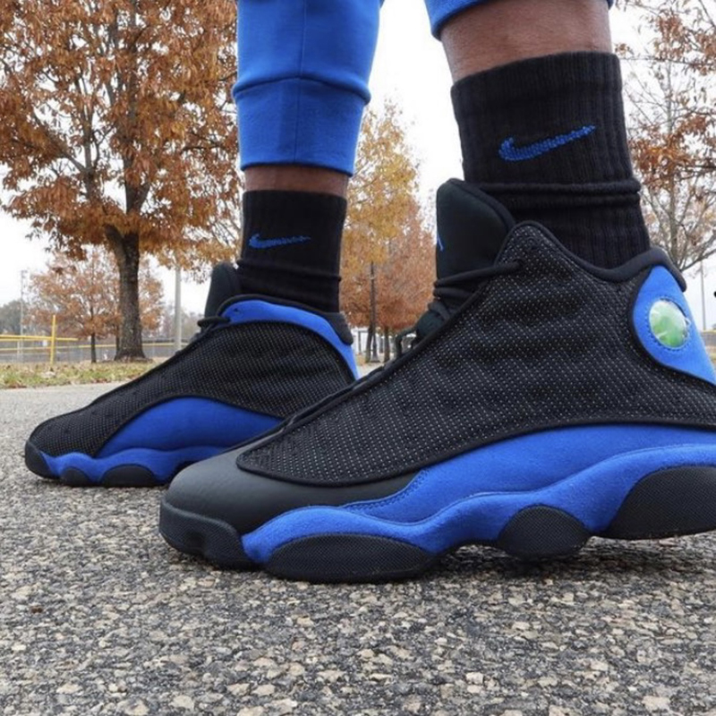 nike/耐克 air jordan 13 男款 aj13 皇家蓝 黑蓝 3m反光 篮球鞋 休闲