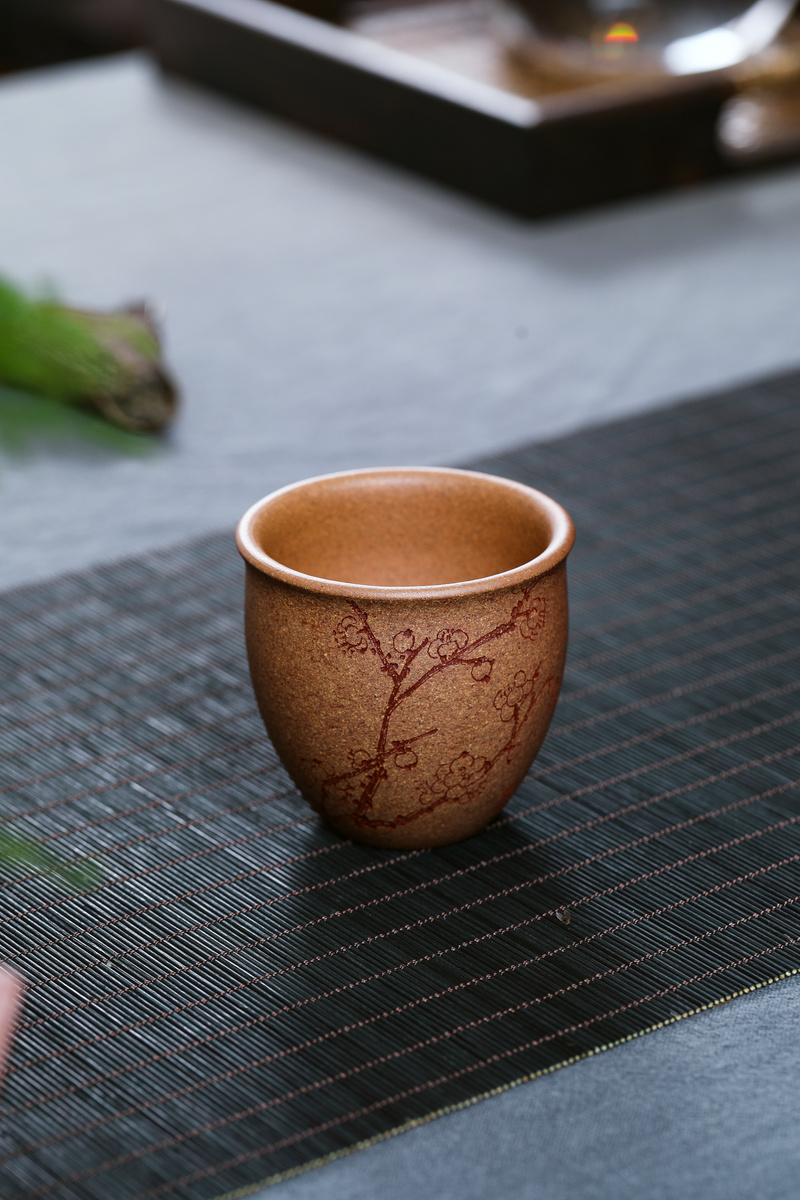 『礼盒』juntaoju/君陶居 新古手制原矿降坡泥全手工主人杯 180cc容量