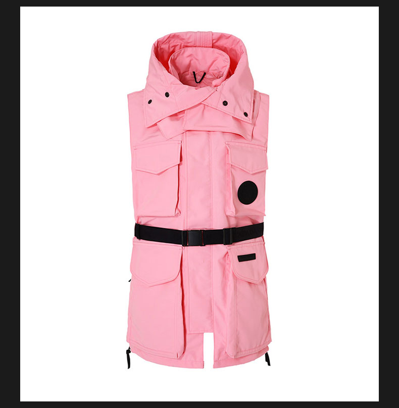 联名胶囊系列】【21春夏】canada goose/加拿大鹅 白色/红色/粉色女士