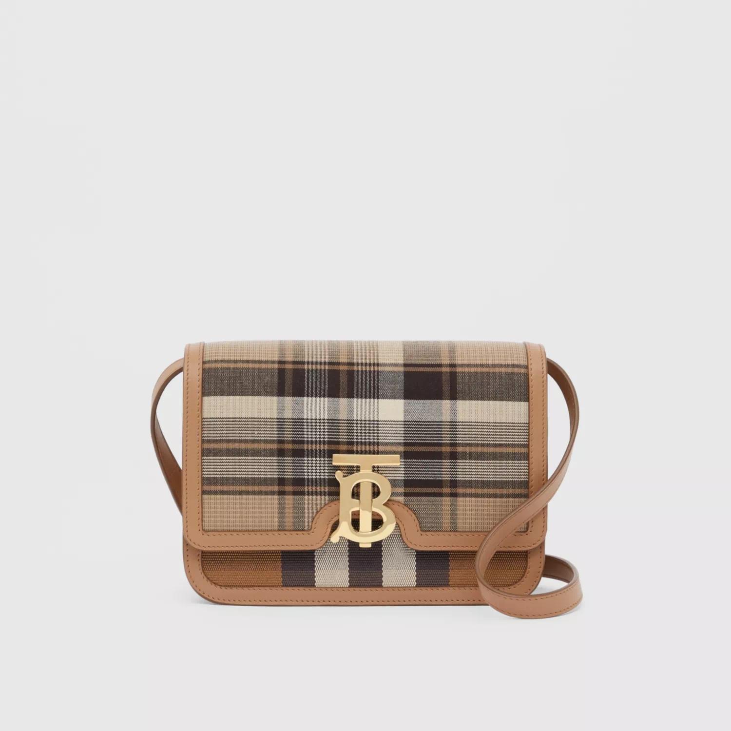 【包邮包税】 burberry 21年春夏 女士 tb 小号专属标识苏格兰格纹
