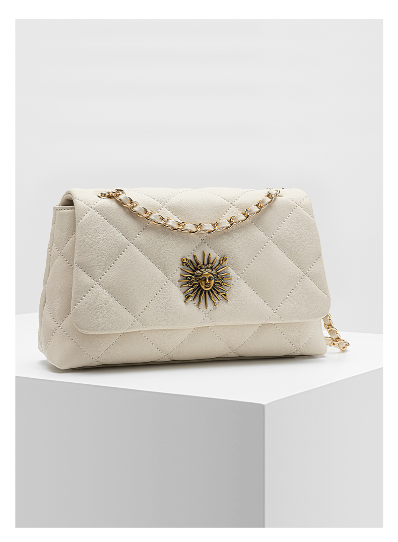 vh女包包2021新款vanessa hogan/vanessa hogan 牛皮时尚设计菱格软包