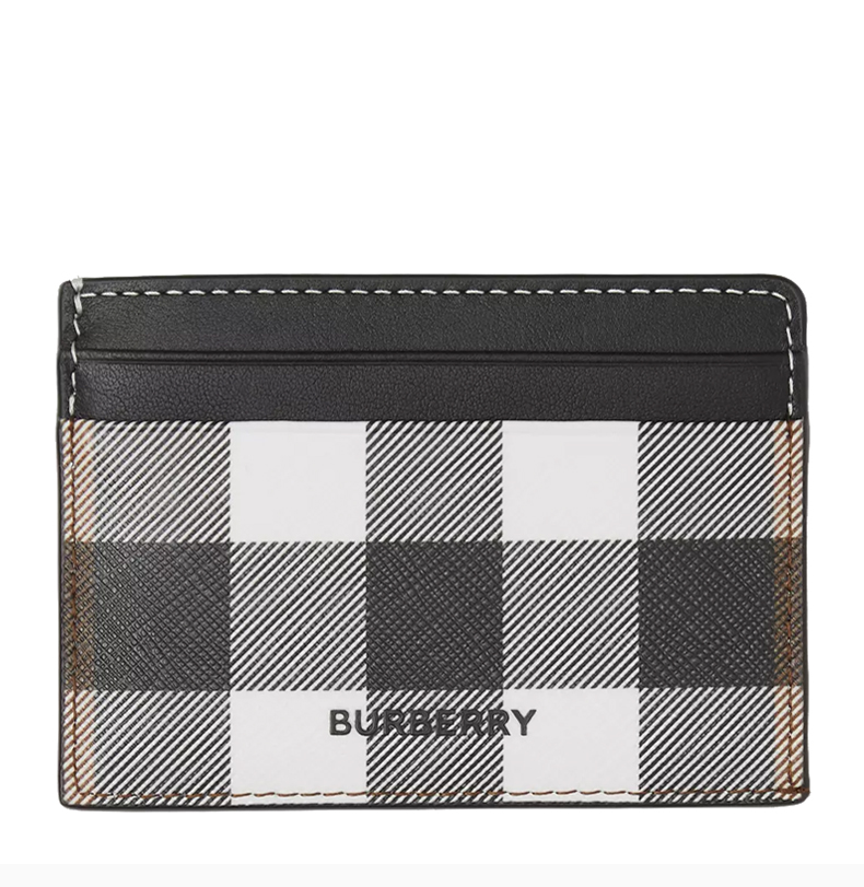 burberry/博柏利 男士桦木棕色环保帆布经典格纹burberry