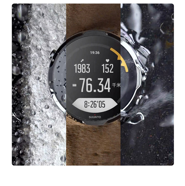 SUUNTO/颂拓 颂拓（SUUNTO）SUUNTO 7 智能运动手表 音乐支付户外跑步心率GPS双系统腕表经典全黑SS050393000