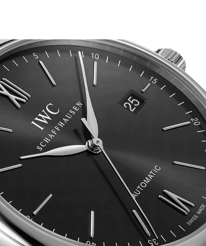 iwc/万国 iwc万国官方正品柏涛菲诺系列自动腕表精钢米兰式织网表链