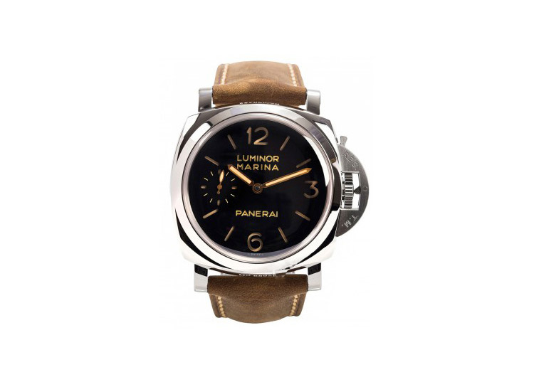 PANERAI/沛纳海 沛纳海-LUNINOR1950系列 钢 黑面9点小钞针47#PAM00422