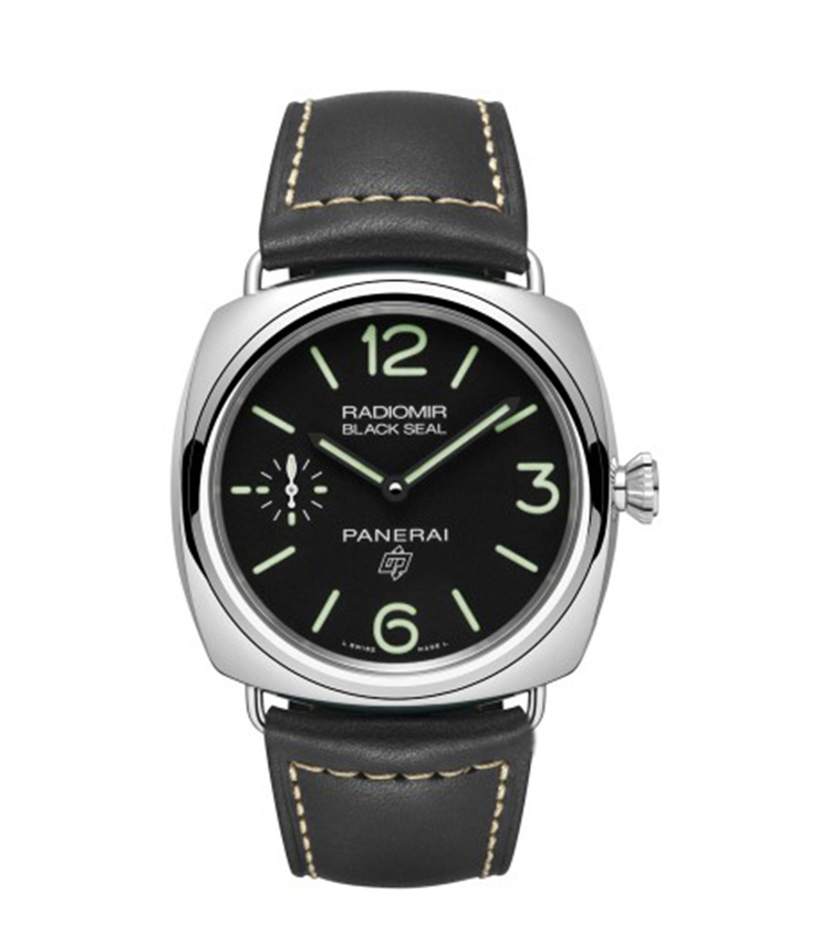 PANERAI/沛纳海 沛纳海-RADIOMIR 钢配黑牛皮 黑面手动 45#PAM00754