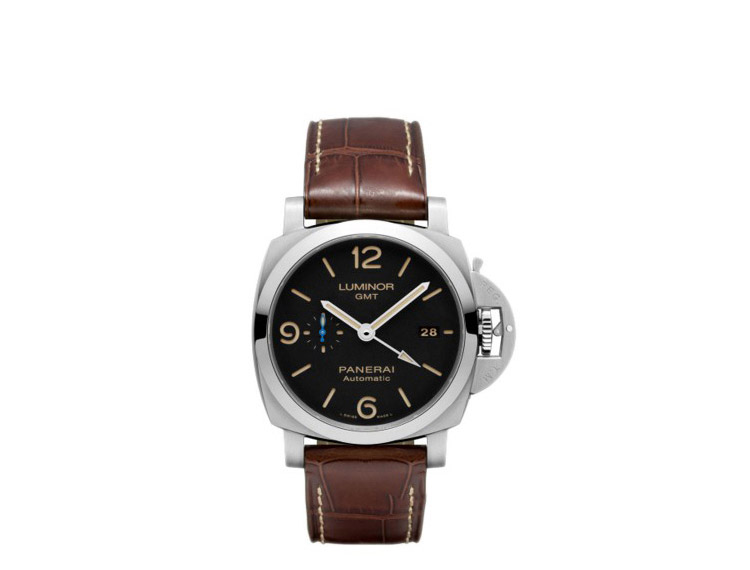 PANERAI/沛纳海 沛纳海-LUNINOR1950系列 钢 黑面棕鳄44#PAM01320