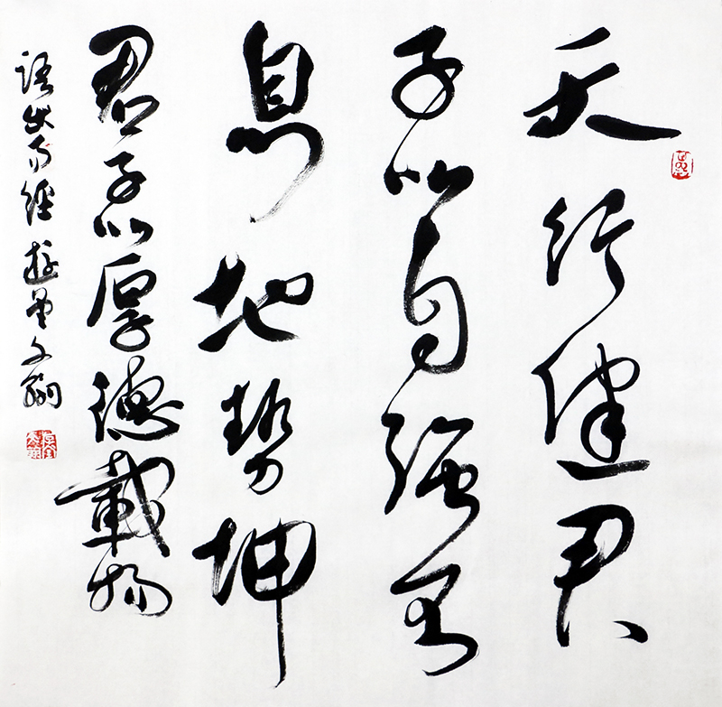 張文翰 字飛染,號遊堂,甘肅會寧人,畢業於首都師範大學書法