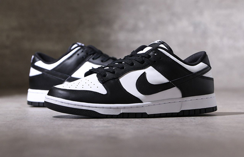 男士板鞋/休闲鞋】nike/耐克 dunk low white/black 男女同款 黑白