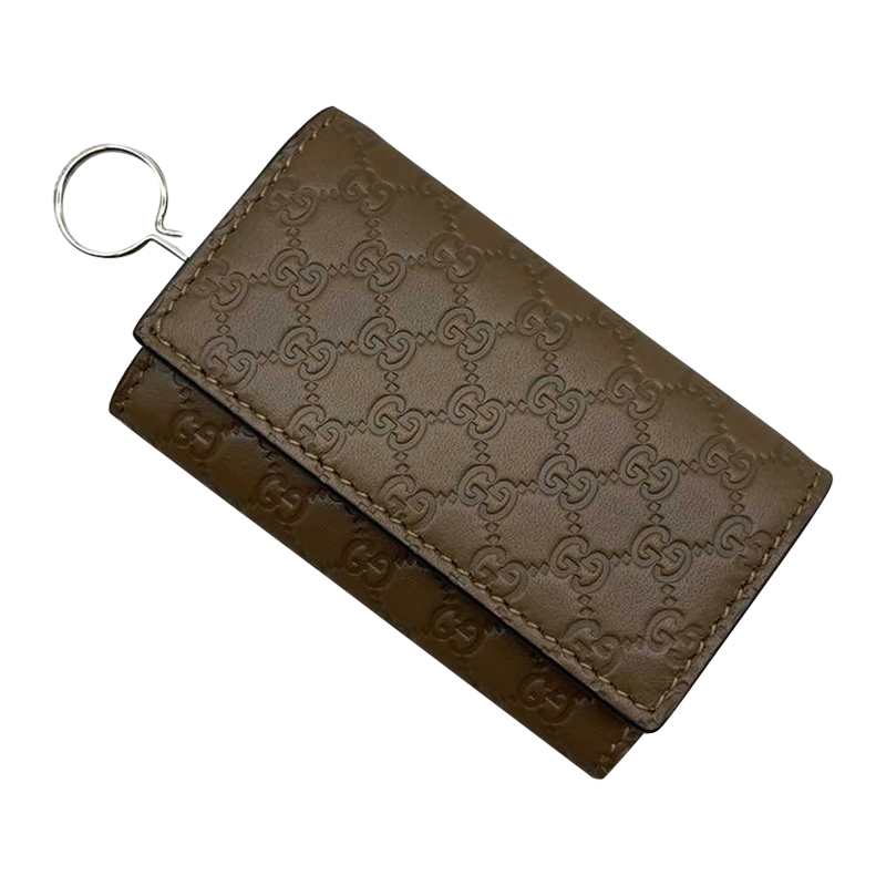 gucci/古驰 经典牛皮双g钥匙包 at307987 cwc1r