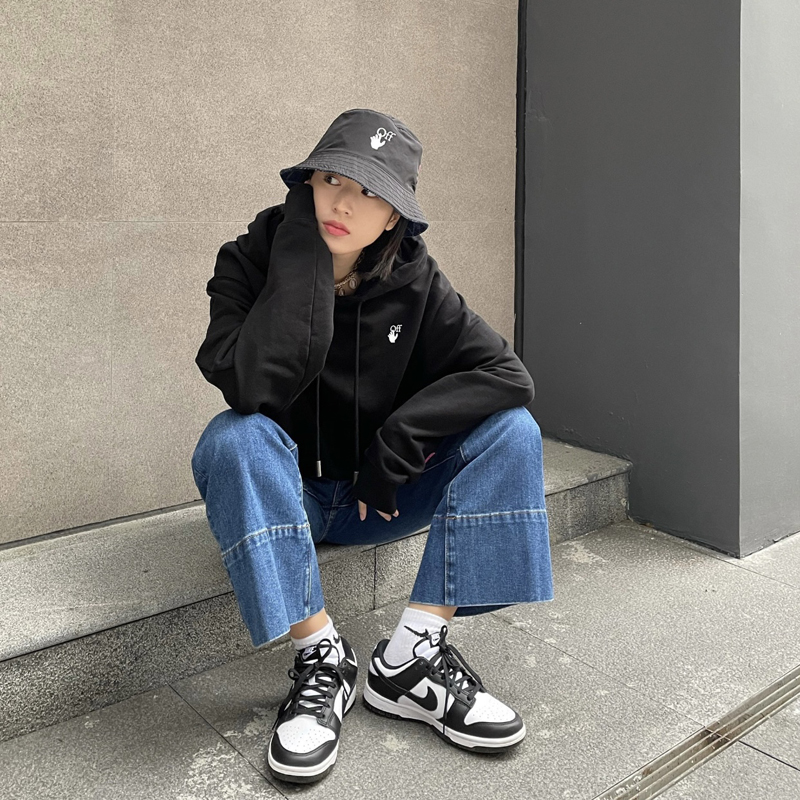 nike/耐克 dunk low white/black 男女同款 黑白熊猫 低帮女款情侣