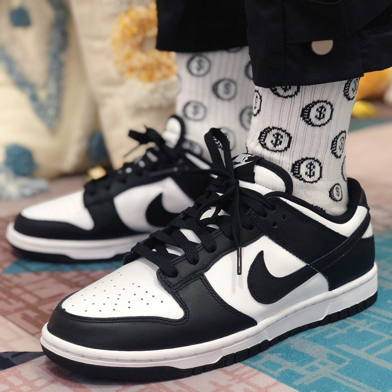 nike/耐克 dunk low white/black 男女同款 黑白熊猫 低帮女款情侣