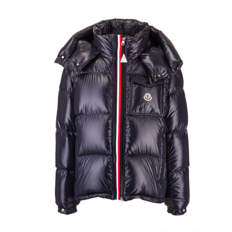 moncler/蒙克莱 拉链连帽 胸口小logo 男士羽绒服 1a51x00
